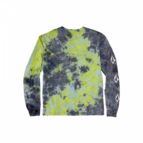 T-shirt Enfants VOLCOM Iconic Dye - Manches Longues - Lime Tie D